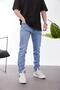 Men's Jean Trousers 6119 Slim Chain Ice Blue Slim Fit - 5