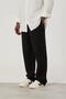 Men's Trousers Loose Fit Black Linen Loose Fit - 6