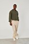 Men's Trousers Loose Fit Cream Linen Loose Fit