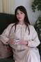 Cream 2 Yarn Dress & Cardigan Set - 5