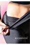 Raised Push up High Waist Recovery Submersible Black Leggings Wide Belt - 2