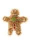 Gingerbread Man - Handmade Cat and Dog Toy with Sound - 2