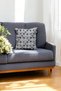 Pastel Tasseled Throw Pillow Cover Gray Color -43X43Cm - Modern and Joyful Design - 4