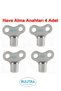 Purger4 Pieces Heating Radiator - Honeycomb Towel Radiator Air Intake Switch - 4