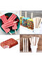 50 pcs Leeseph Craft Sticks Ice Cream Sticks Wooden Popsicle Stick 11.4cm Length Treat Ice Pop For B - 6