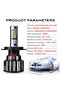 H7 NOVSIGHT H7 LED H4 H11 9006 9005 Car Headlights Bulbs 90W 15000LM Decoder Automobile LED Headlamp - 6