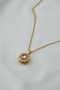 Spinning daisy steel necklace - 6