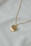 Archhazel Jewelry 360 °   Rotating Stress Necklace – Gold Color Stone-Encrusted Steel Necklace - 5