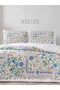 Gracie Blue Ranforce Double Duvet Cover Set - 4