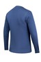 Men's Crew Neck Knitwear Blue Sweater Patterned Steel Knit Classic Fit - 4241C - 5