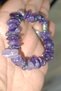 Amethyst Stone Large Centipede Natural Natural Stone Bracelet - 2