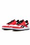 Unisex White Red Fashion Sneakers - 3
