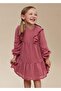 Girl's Long Sleeve Chiffon Dress