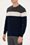 Men's Navy Blue Sweater 50272119 -Vr033 - 6