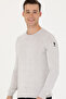 Men's Stone Melange Sweater 50272122 -Vr225 - 4