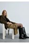 Buckle Leather Boots - 2
