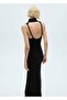 Knitwear Dress with Open Back - 4