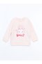 Crew Neck Long Sleeve Printed Baby Girl Sweatshirt and Sweatpants Set of 2 - 2