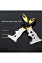 Yellow Multifuntional Use Putty Knife Stainless Steel Paint Scraper Removal Construction Tool for Wa - 2