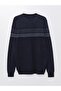 Crew Neck Long Sleeve Men's Knitwear Sweater - W42154Z8 - 7