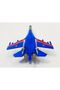 Metal Fighter Aircraft Blue Light Sound F16 Model Airplane Military - 2