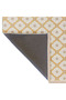 Angel Collection Yellow Beige Patterned Woven Base Modern Decorative Carpet Melek24 - 4