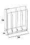 Tuva Advertising Multipurpose Practical Clear Plexi Makeup & Jewelry Organizer (Organizer & Organizer) - 4