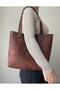 Handmade Genuine Leather Women's Tote Shoulder Bag - 4