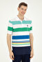 Men's Regular Fit Polo Neck Navy Blue T-Shirt 50275491-Vr033