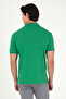 Men's Slim Fit Polo Neck Green Basic T-Shirt 50279568-Vr054 - 5