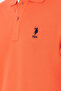 Men's Regular Fit Polo Neck Pomegranate Flower Basic T-Shirt 50279611-Vr039 - 7