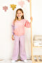Girl's 3 Thread Fabric Spanish Leg Tracksuit Set - 5