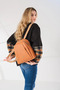 Multi-Compartment Women's Hand and Shoulder Bag with Functional Compartments