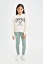D0730 Sweatshirt and Ribbed Camisole Tights - Set of 2 - 3