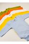 Pack of 5 100% Cotton Combed Long Sleeve Unisex Baby Bodysuit - 4