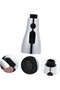 Yt249 Model Star with Chrome Spiral - Industrial and Kitchen Sink Faucet, 3-Function Hand Shower and Socket - 2