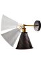 Vintage, Rustic Brushed Copper Patina Aged Movable Metal Wall Sconce - 2