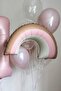 Retro Pink Rainbow Foil Balloon Retro Rainbow Balloon Large Size - 4