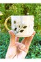 Premium Quality 24 Carat Gold Detailed Handmade Daisy Embossed Mug, 300 Ml, Flower Mug, Daisy Mug - 2