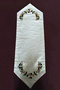 Punch Runner Vine Flower Embroidered Cotton Tablecloth 120 X 38 cm Punch Embroidered Decorative Runner - 2