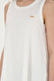 Women's Ecru Crew Neck Sleeveless T-Shirt 50281746-Vr019 - 6