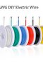 Green 5m 18 AWG 18 AWG Stranded Electrical Wire 18 Gauge Tinned Copper Wires Flexible Silicone Elect - 8