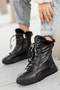 Iceland Waterproof Furry Zippered Rubber Non-Slip Sole Women's Snow Boots - 2