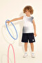 Boy's White Sleeveless Crew Neck T-Shirt 50282249-Vr013 - 2