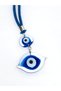 2 Pieces Transparent Eye Shaped Glass Car Charm, Glass Car Ornament, Glass Car Accessory - 2