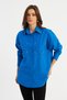 Women's Cobalt blue Studded Shirt Asf2 - 2