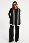 Women's Black Top and Bottom Set Mbk100 - 2