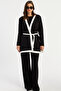 Women's Black Top and Bottom Set Mbk100 - 3