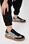 Black-Leopard Women's Sneaker 19923