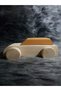 Wooden Toy Coop Wheeled Car, Wooden Montessori Toy, Cute Baby Toys - Mustard - 3
